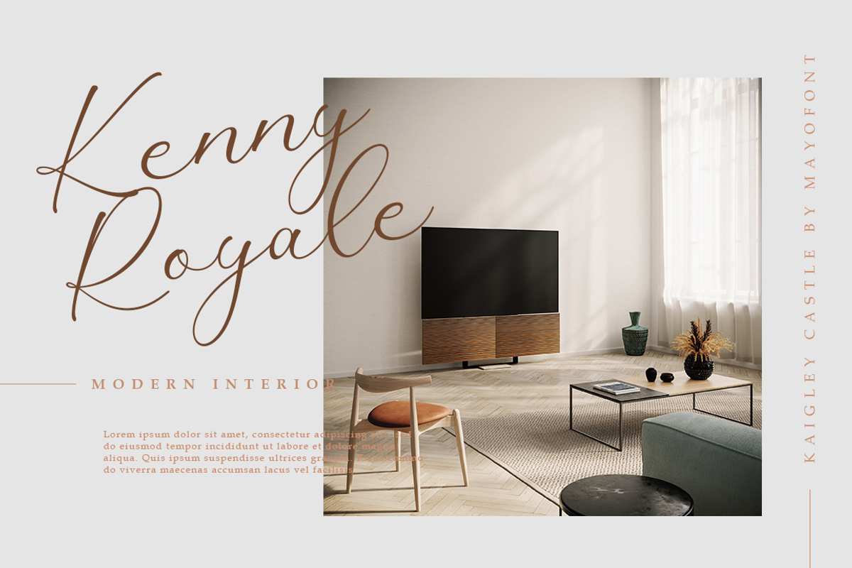 Keighley Castle - Modern Calligraphy, a Script Font by Mayofont (Photo 3 of 10)