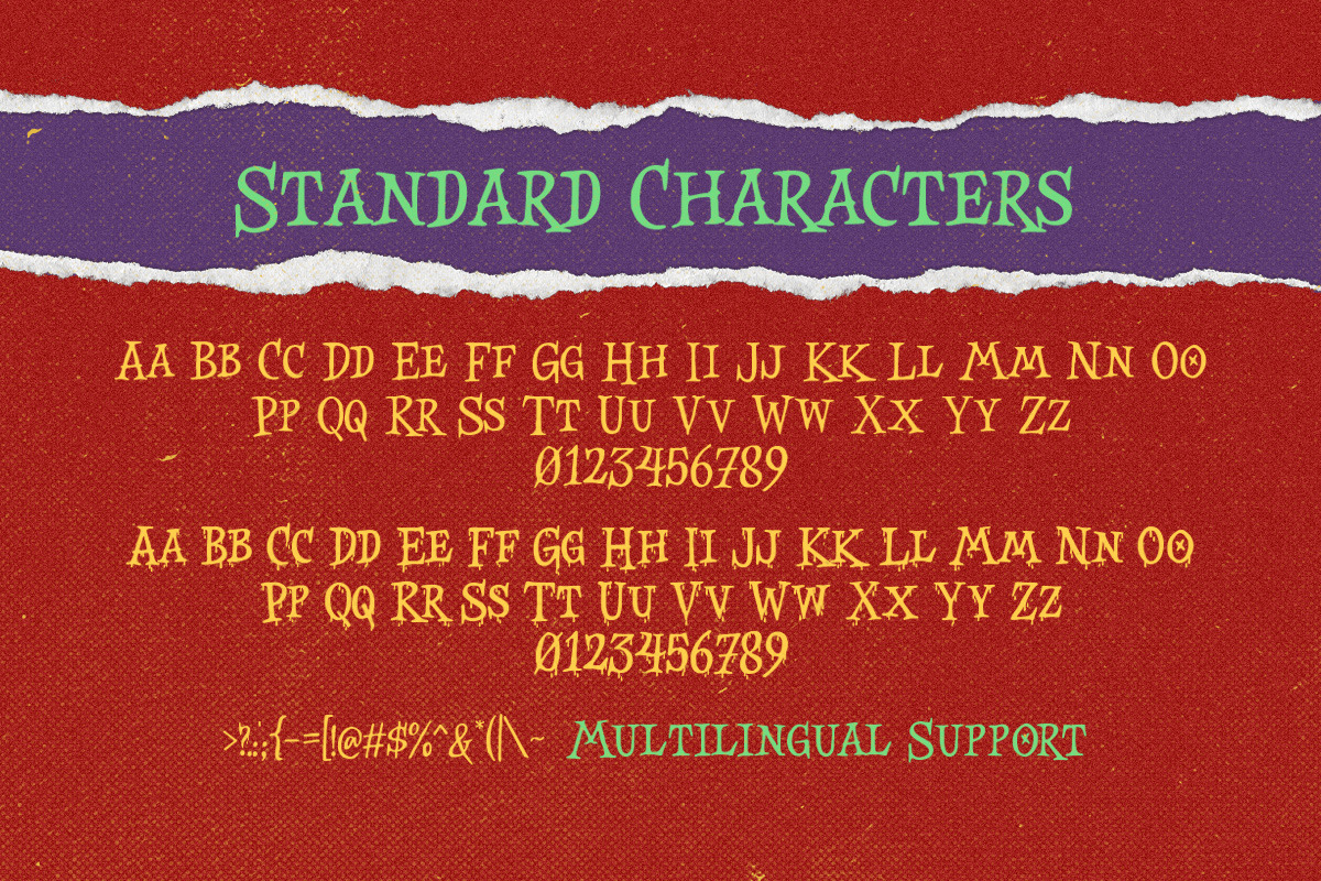 Pinesicle Stock - Fun Horror Font, a Font by Letterhend Studio (Photo 5 of 9)