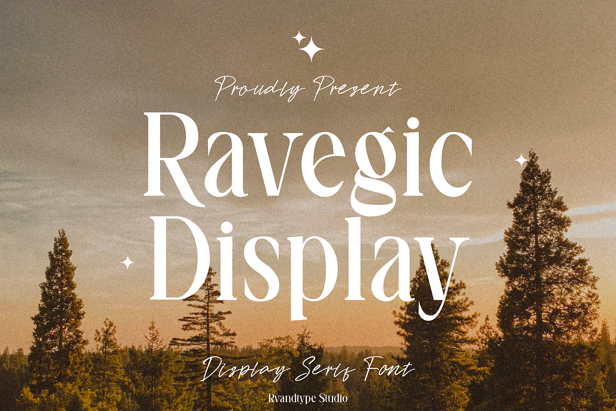 Ravegic Display Serif, a Serif Font by Randi Irvan | Rvandtype (Photo 1 of 10)