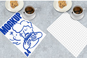 Posters and Menu Mockup, a Mockup by Quirko (Thumbnail 6 of 6)