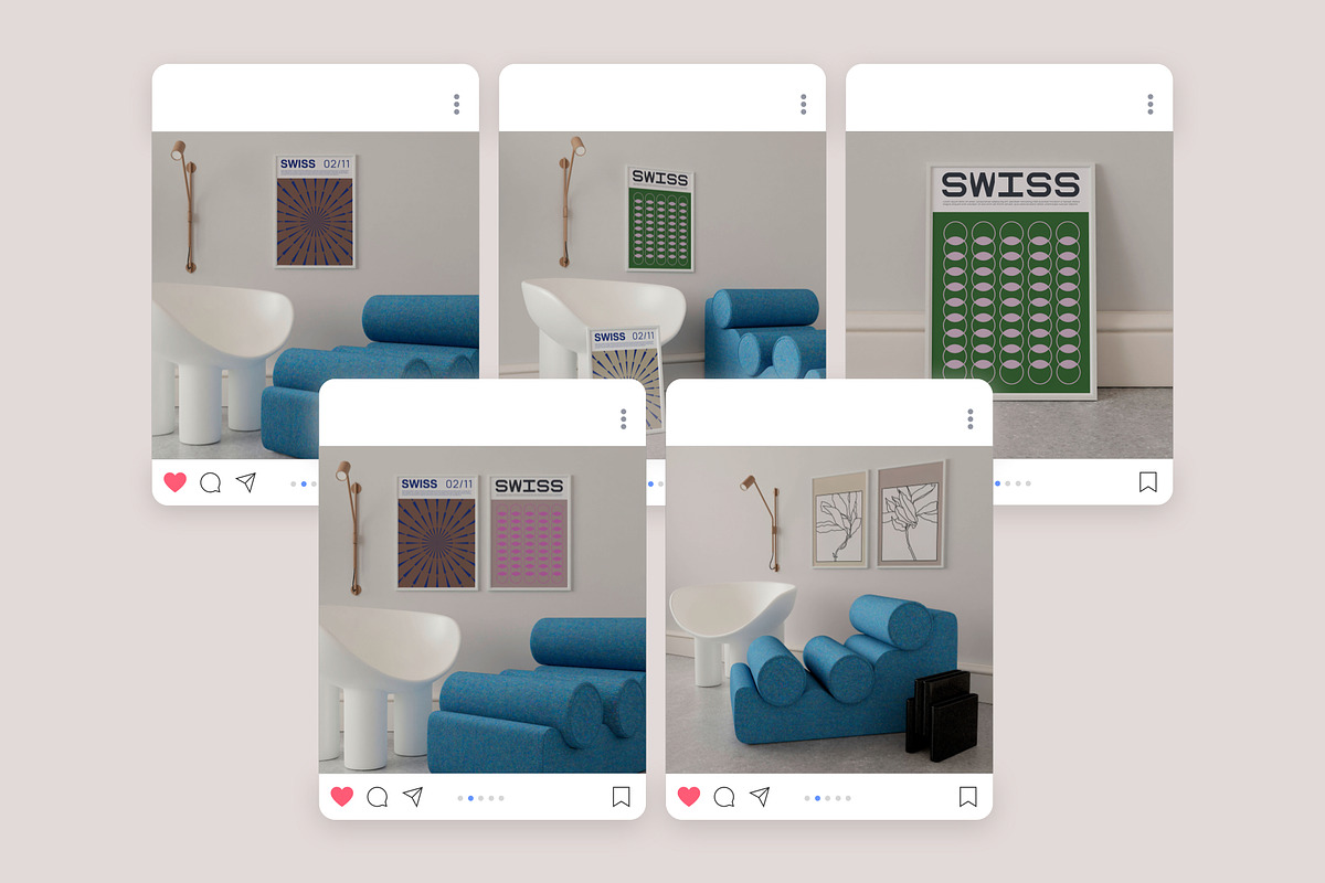 Artwork Frame Mockup Bundle BESS, a Household Mockup by Bonumo (Photo 5 of 9)
