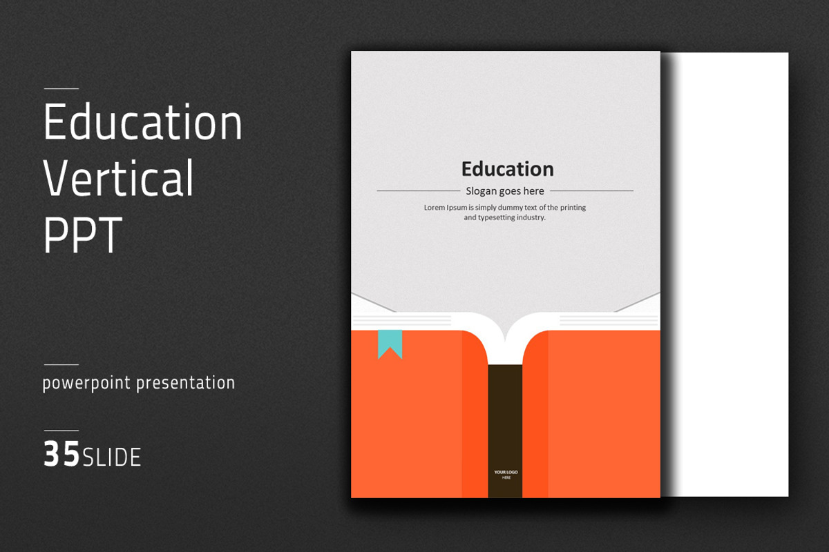 Education Vertical PPT, a Presentation Template by GoodPello