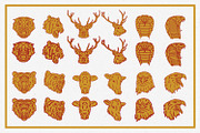 Vintage Animal Logos, an Animal Illustration by Justin Achammer (Thumbnail 7 of 11)