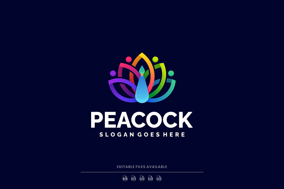 Gradient Modern Peacock Logo Design, a Branding & Logo Template by Artnivora.Std (Photo 1 of 3)