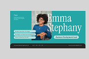 Teal Minimal Startup Email Signature, a Social Media Template by Neermana (Thumbnail 2 of 4)