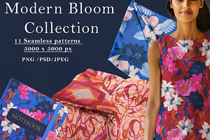Modern Bloom Pattern Collection