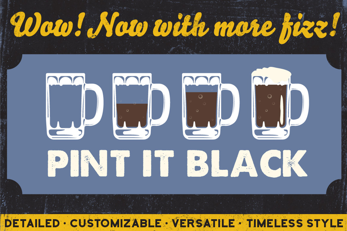 Stein Time: Craft Beer Glass Set, an Object Graphic by Designed by Monkeys (Photo 2 of 4)