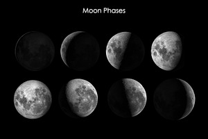 32 Planetary Moon Brushes