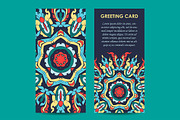 Mandala greeting cards set, a Card Template by Iryna Denysova (Thumbnail 2 of 9)