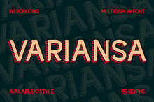 Variansa - Multi Display Font