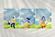 Academic Success Carousel Canva, a Social Media Template by Dstudio (Thumbnail 3 of 4)