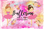 Ballerina illustration // 50%off, an Illustration by artinspirestudio (Thumbnail 1 of 4)