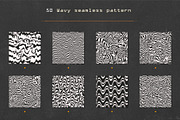 Wavy lines. Seamless pattern pack., a Pattern Graphic by Gudiny (Thumbnail 8 of 9)
