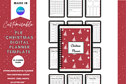 Canva Christmas Digital Planner, a Stationery Template by DigitalbossCreations (Thumbnail 1 of 10)
