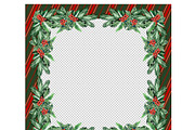 Christmas Patterns +Frame (png), a Pattern Graphic by Marina Grau (Thumbnail 3 of 3)