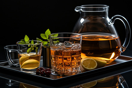 Iced Tea with Lemon and Mint, a Food & Drink Photo by Elena Vagengeim
