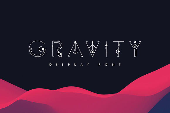 Gravity | Display Font preview 7