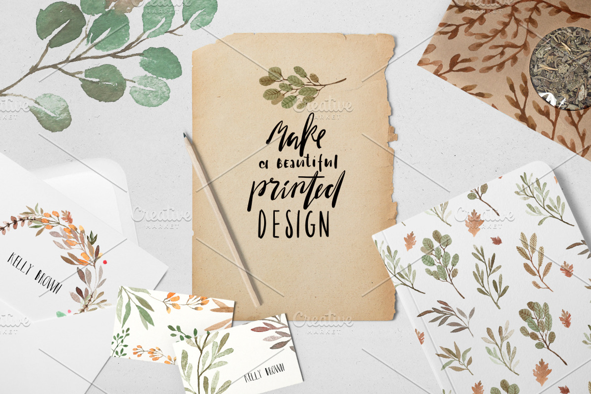 Watercolor hand drawn !BUNDLE!, an Animal Illustration by mikka_kika (Photo 12 of 20)