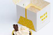 One Cupcake Box Mockup 02, a Cups & Container Mockup by Ktyellow (Thumbnail 1 of 2)