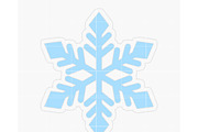 Winter Snowflake SVG Bundle, an Illustration by TheHitShop (Thumbnail 5 of 10)