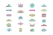 Music Equalizer Logo Template Set, a Branding & Logo Template by TheBigLake (Thumbnail 4 of 4)