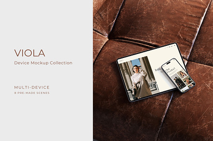 Viola Device Mockup Collection, an iPad Mockup by Mockup Line