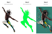 Pixelator Photoshop Action preview 2