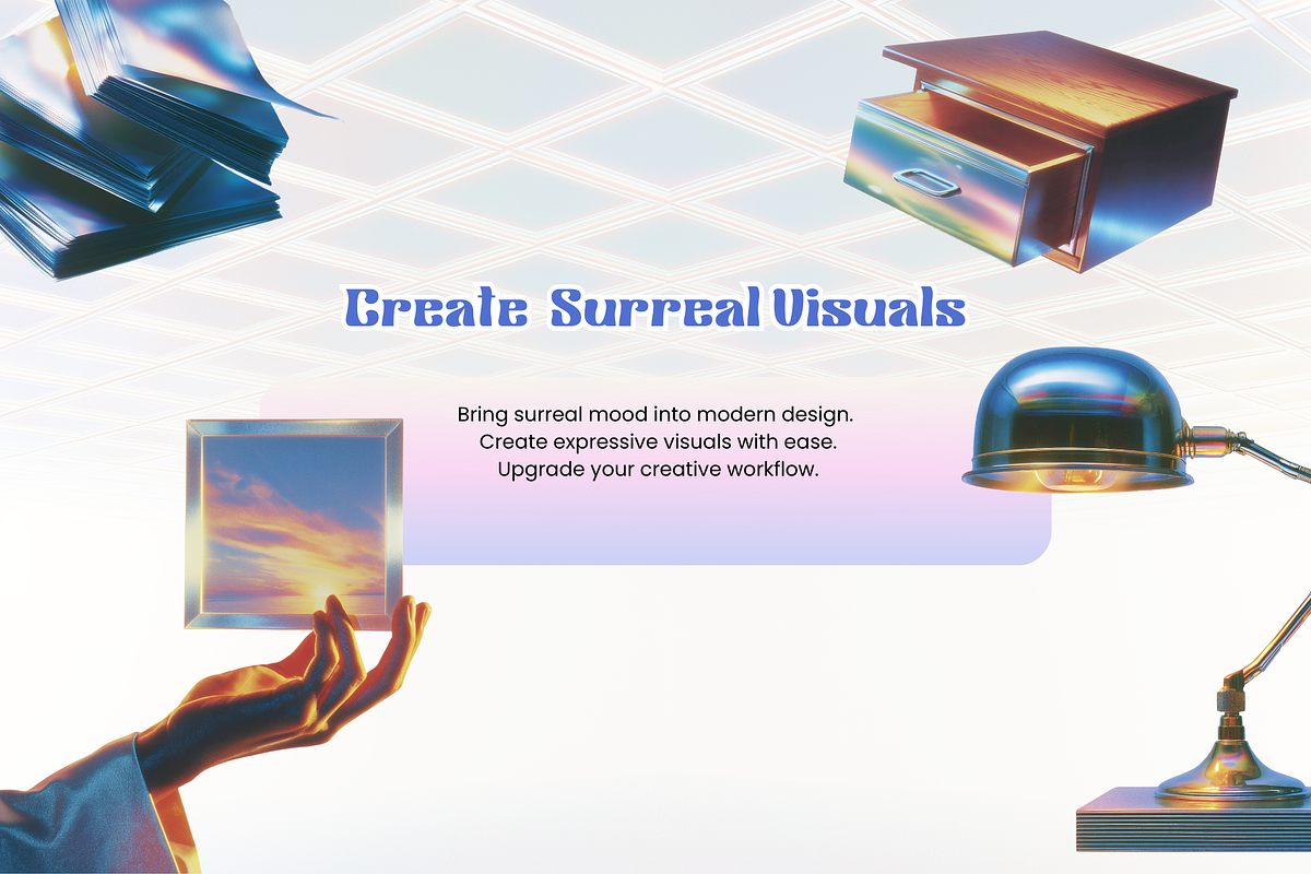 Corporate Dreamcore Surrealism Kit, an Object Graphic by foxsong (Photo 5 of 6)