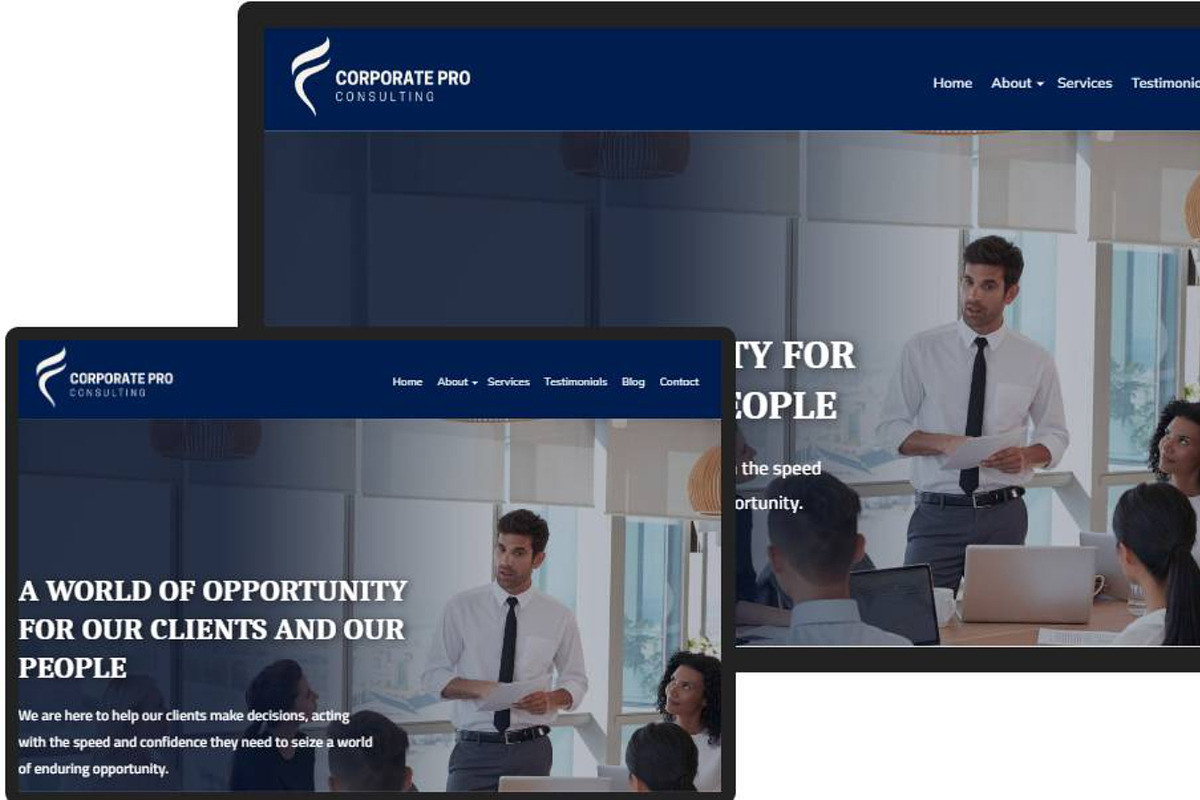 Business WordPress Theme - CorporatePro preview 6