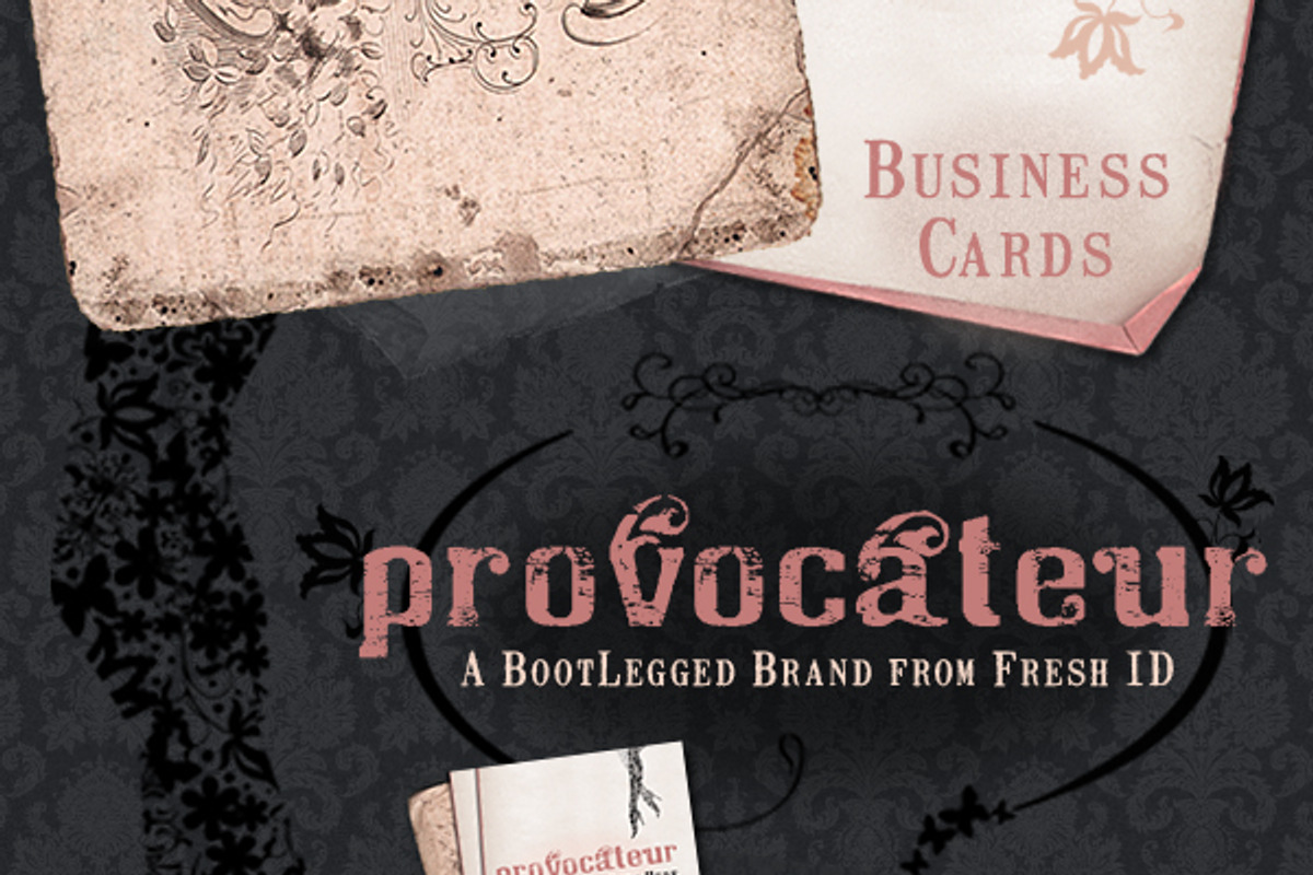 Provocateur Business Cards, a Business Card Template by Fresh ID (Photo 1 of 4)