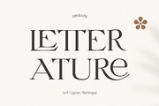Letterature ligature serif font, a Serif Font by kaer_shop (Thumbnail 1 of 12)