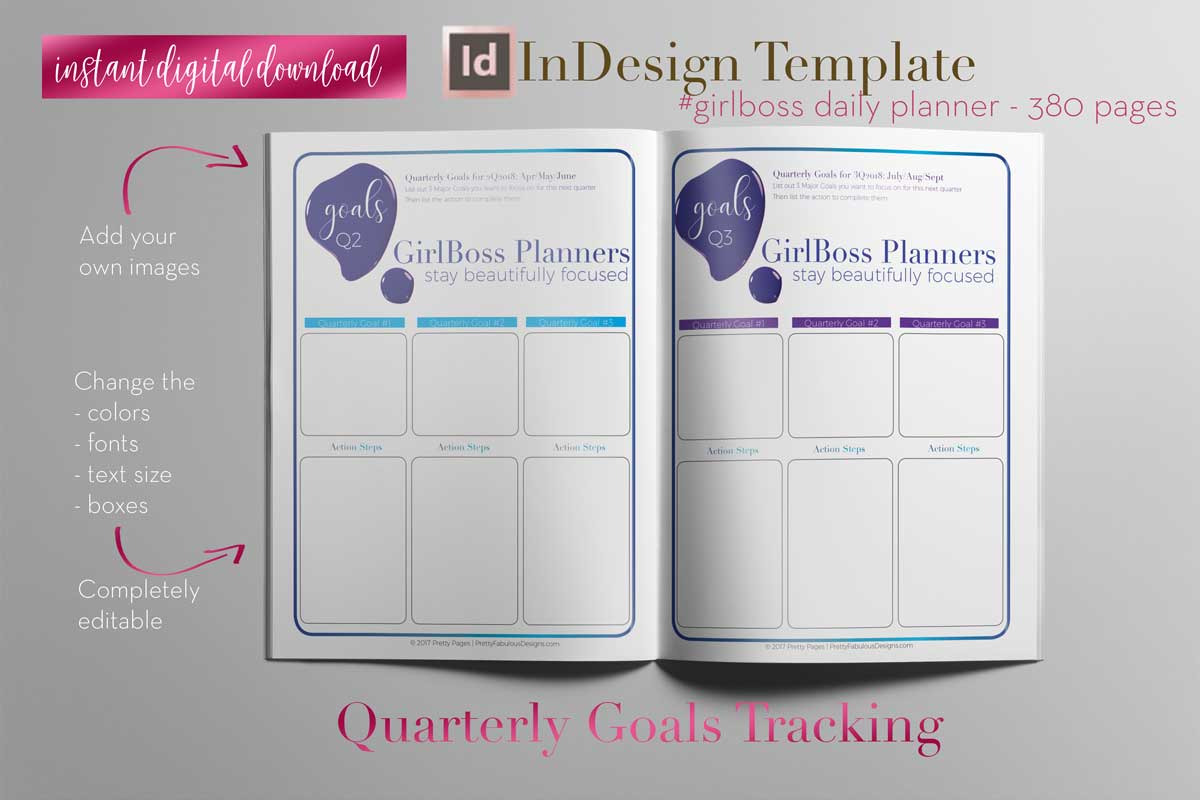 Daily Planner | InDesign Template, a Stationery Template by Planner ...