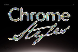 Chrome Text Styles Vol.4