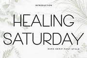 Healing Saturday, a Sans Serif Font by InermediaSTUDIO (Thumbnail 1 of 8)