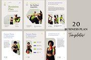 18 Pages Minimal Business Plan, a Print Template by TheSimplySereneShop (Thumbnail 3 of 8)