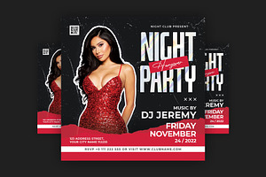 Party all night. Flyer frenzy!