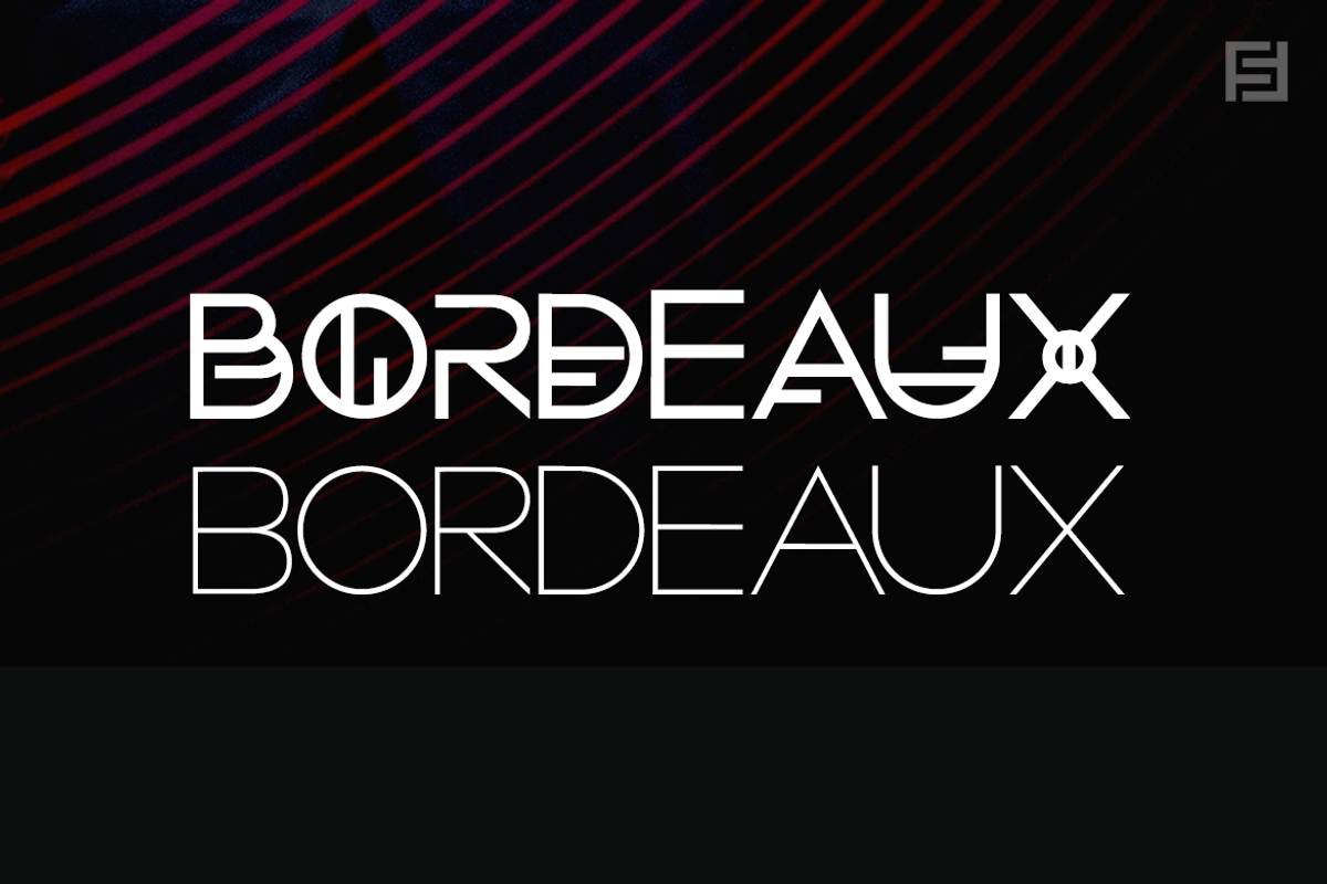 BORDEAUX - Hybrid Display Typeface