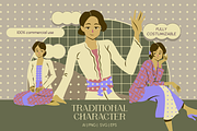 Traditional Character - Illustration, a Person Illustration by Fannan Studio (Thumbnail 1 of 3)