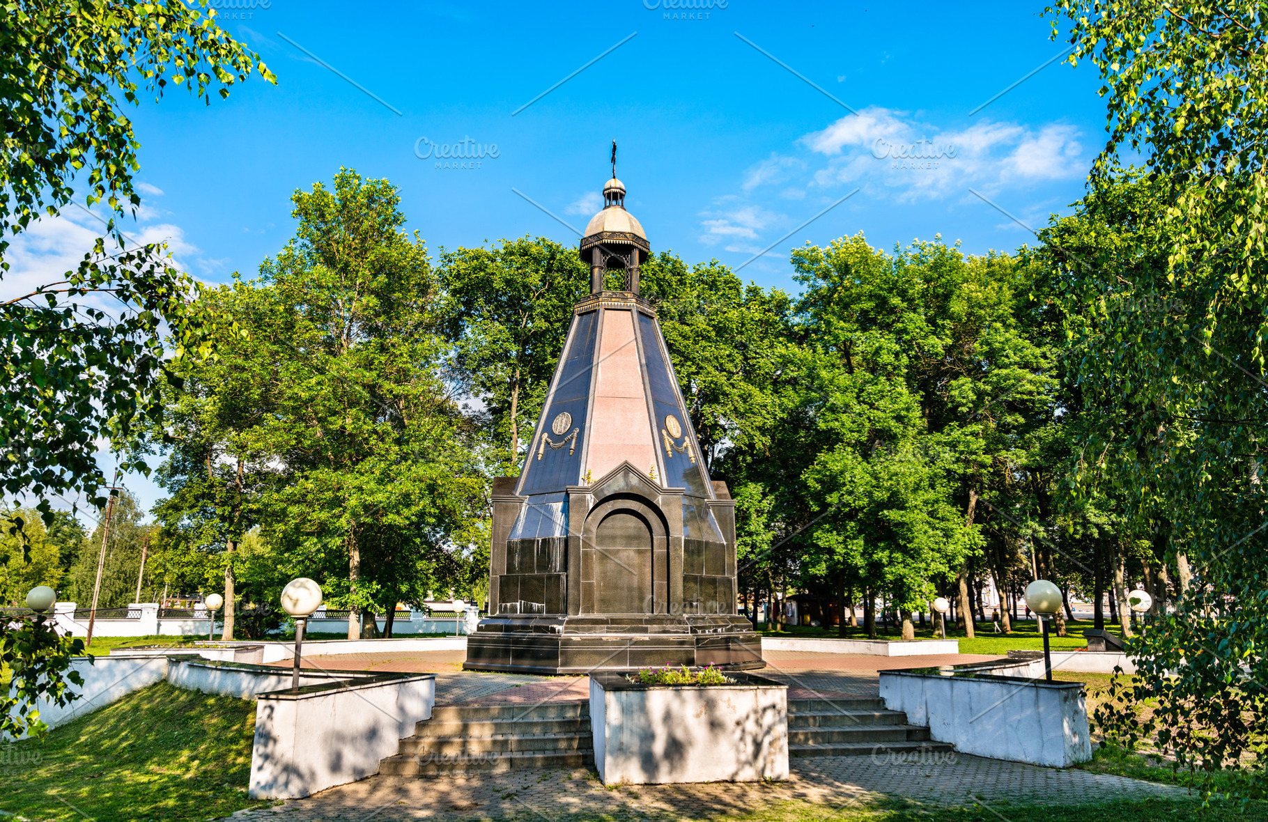 Memorial Chapel to the defenders of the motherland in Uglich, Russia, an Architecture Photo by Leonid Andronov