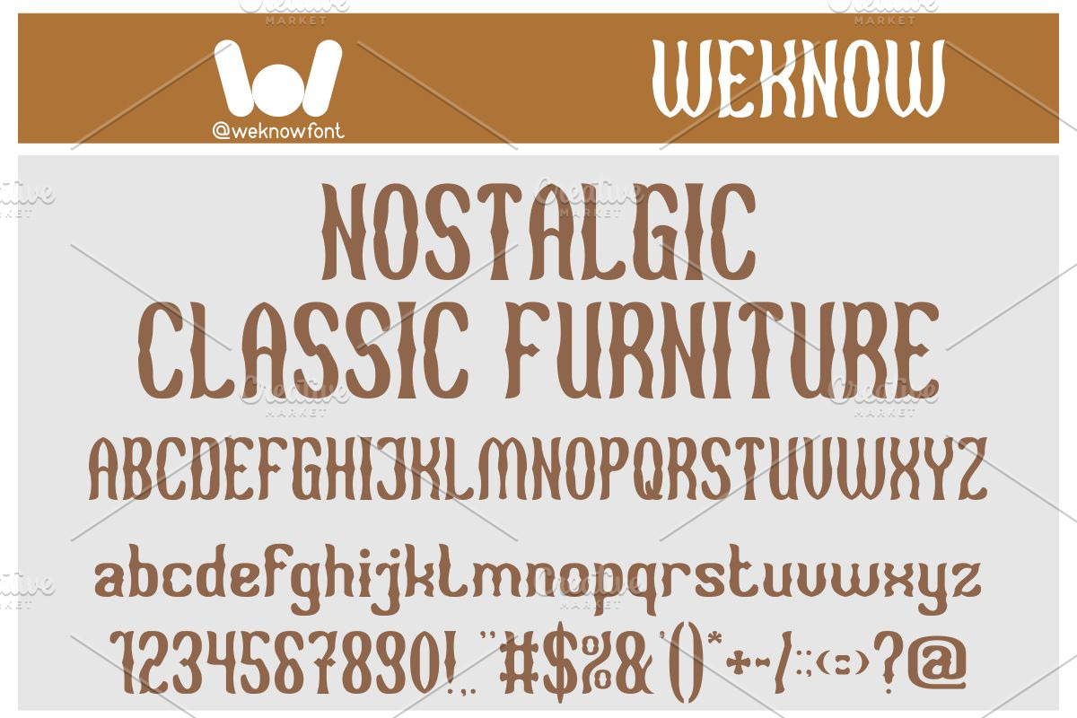 Vintage Boldness font, a Font by weknow (Photo 3 of 8)