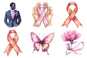 World Breast Cancer Day Clipart, an Illustration by SinaCreation (Thumbnail 4 of 5)