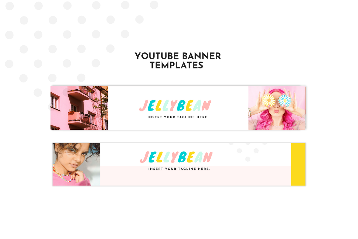Colorful YouTube Branding Kit Canva, a Social Media Template by ltsdesigns (Photo 3 of 6)
