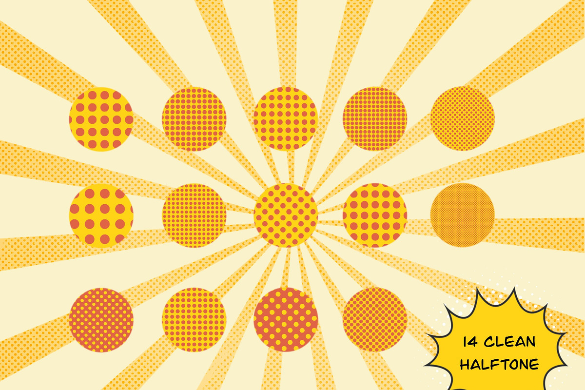 Premium Halftone Procreate Brushes, a Brush Add-On by Pawsitively Aesthetic (Photo 2 of 11)