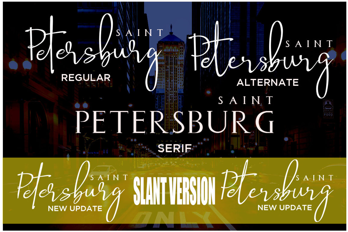 Saint Petersburg l Font Duo preview 2