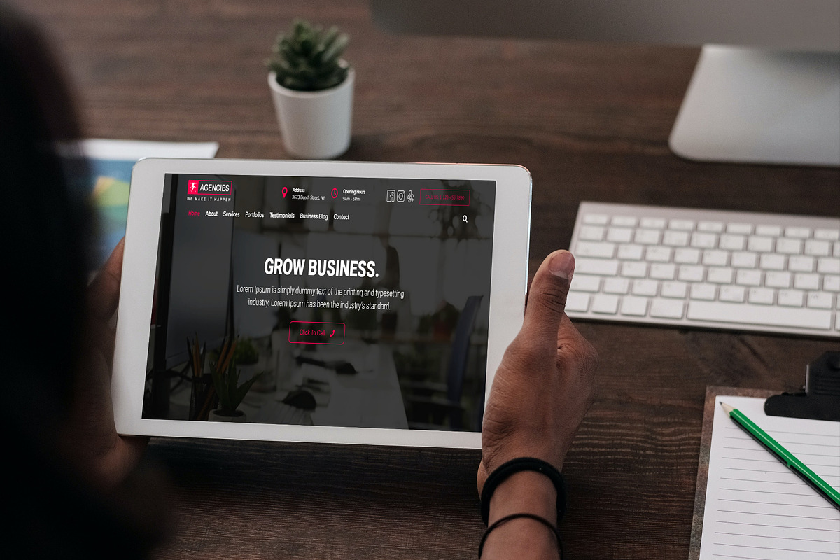 Agencies WordPress Theme - Agencies Pro preview 3