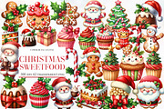 Sweet Christmas Food Clipart, an Illustration by Designworld (Thumbnail 1 of 5)