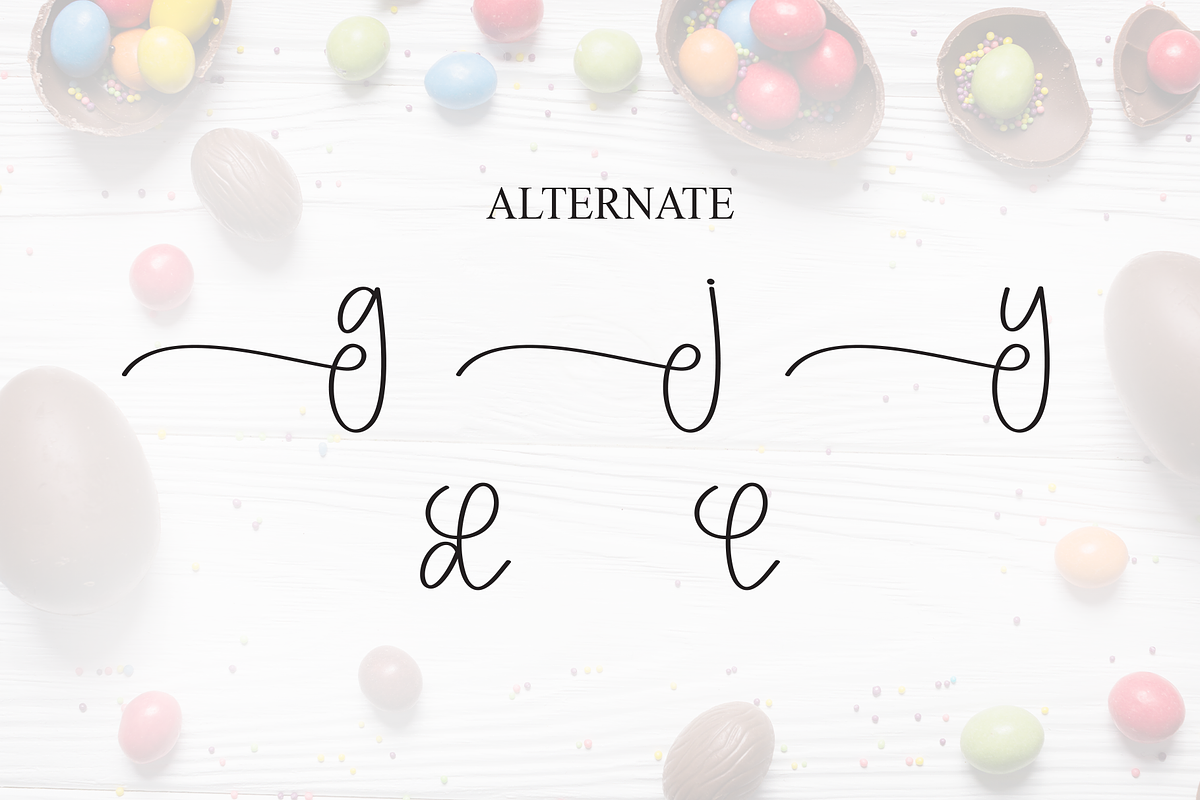 Candy | Script Font, a Handwritten Font by Scratchones (Photo 8 of 9)