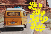 Lovadelic + Extras, a Script Font by Aiyari (Thumbnail 10 of 14)
