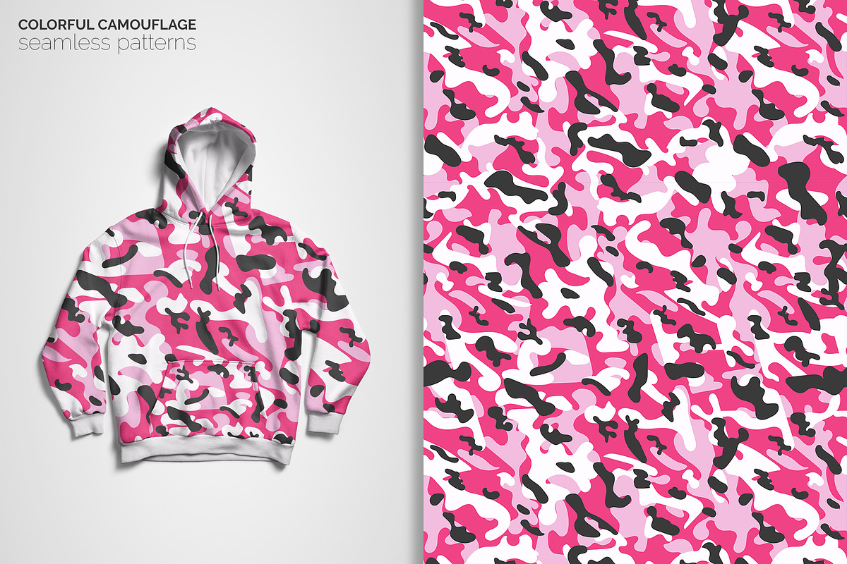 Colorful Camouflage Seamless Pattern, a Pattern Graphic by 3Y_Design (Photo 5 of 6)