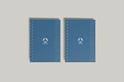 A5 Spiral Notebook Mockup, a Print Template by rahmatmoscae (Thumbnail 2 of 12)